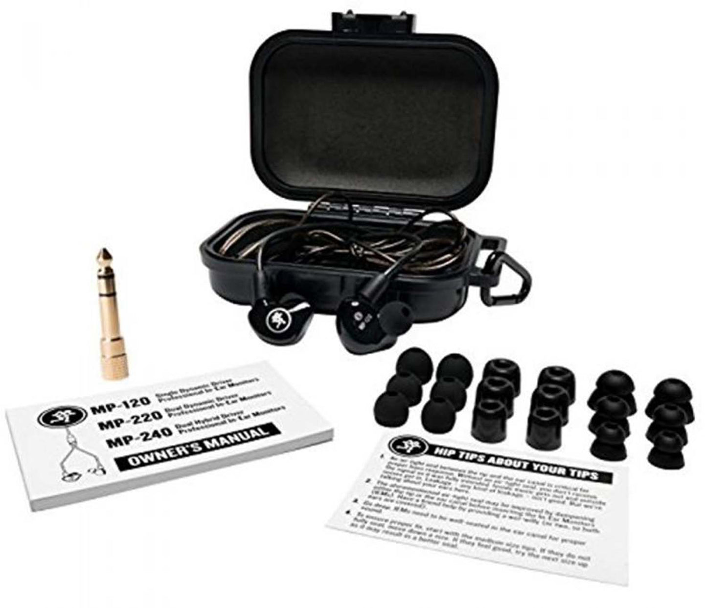 B-Stock: Mackie MP-120, Single Dynamic Driver Professional In-Ear Monitors - Hollywood DJ