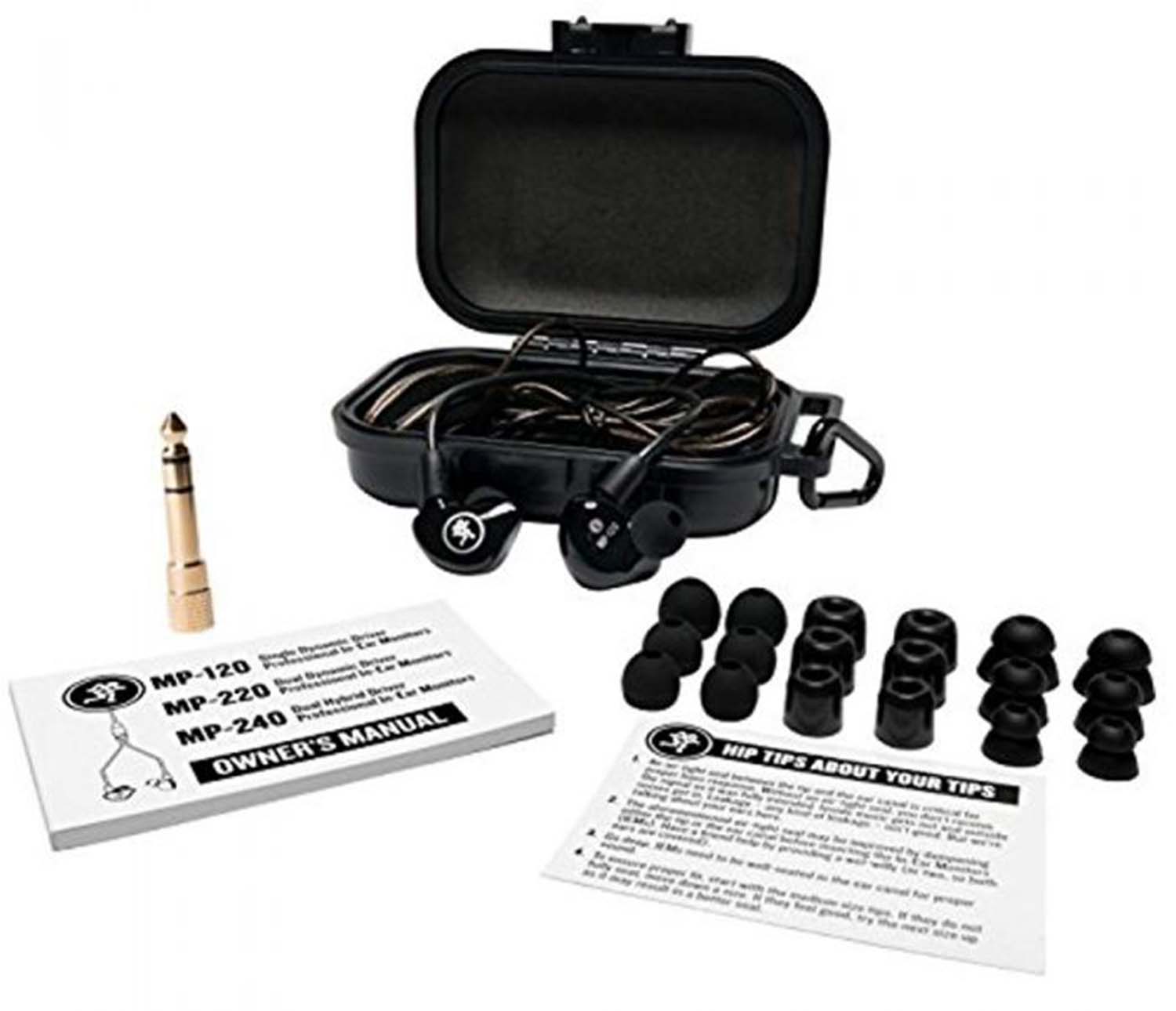 B-Stock: Mackie MP-120, Single Dynamic Driver Professional In-Ear Monitors - Hollywood DJ