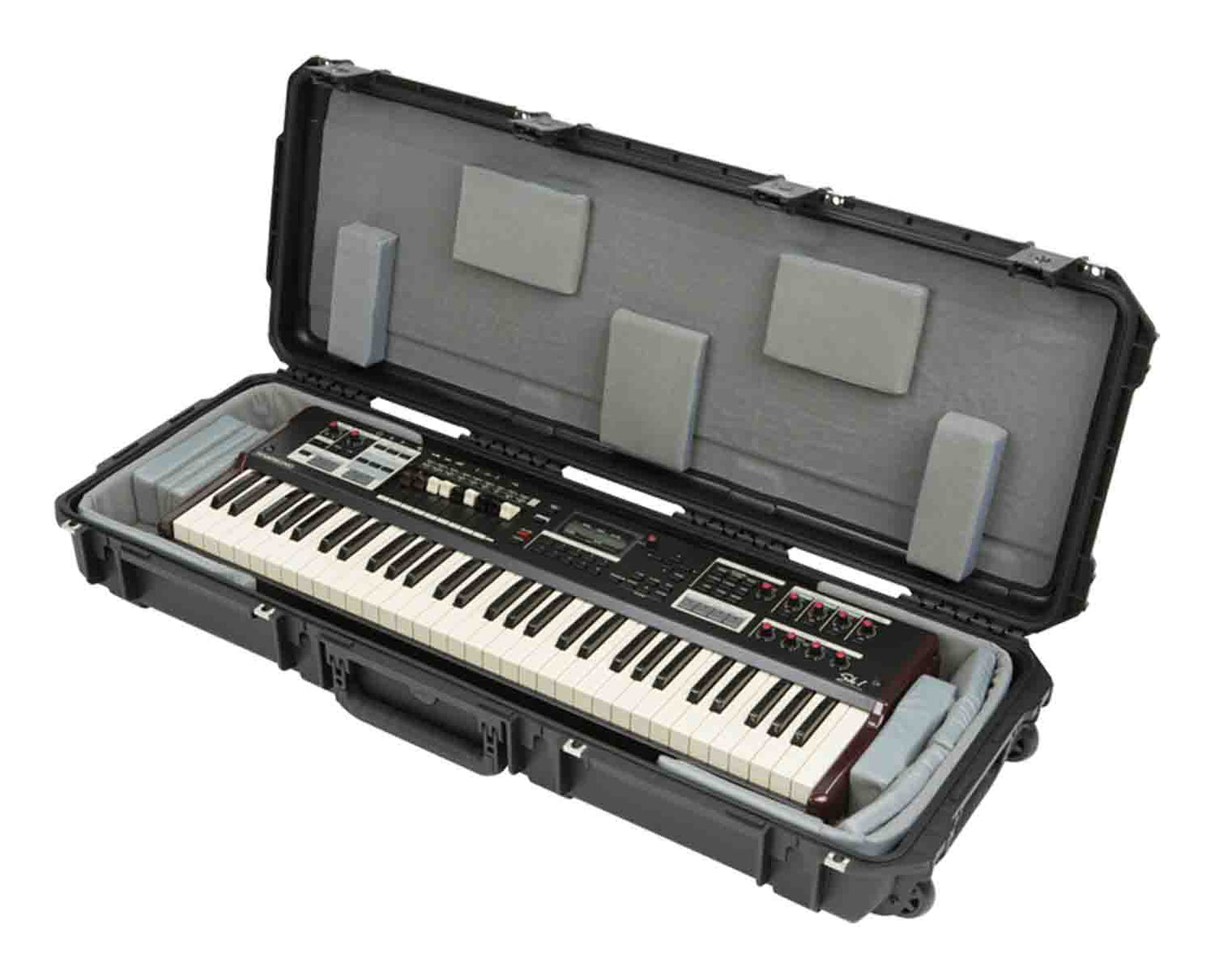 SKB Cases 3i-4214-TKBD iSeries 4214-5 Narrow 61-Note Keyboard Case - Hollywood DJ