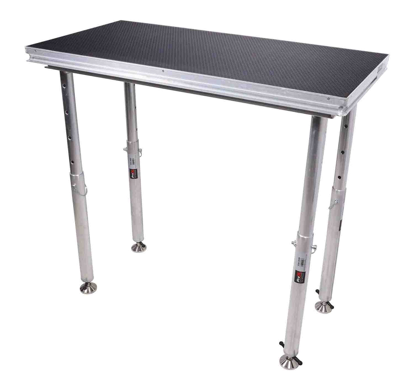 ProX XSQ-2X4 MK2 StageQ MK2 2ft X 4ft Heavy Duty Platform with 28 to 48 Inch Height Legs - Hollywood DJ