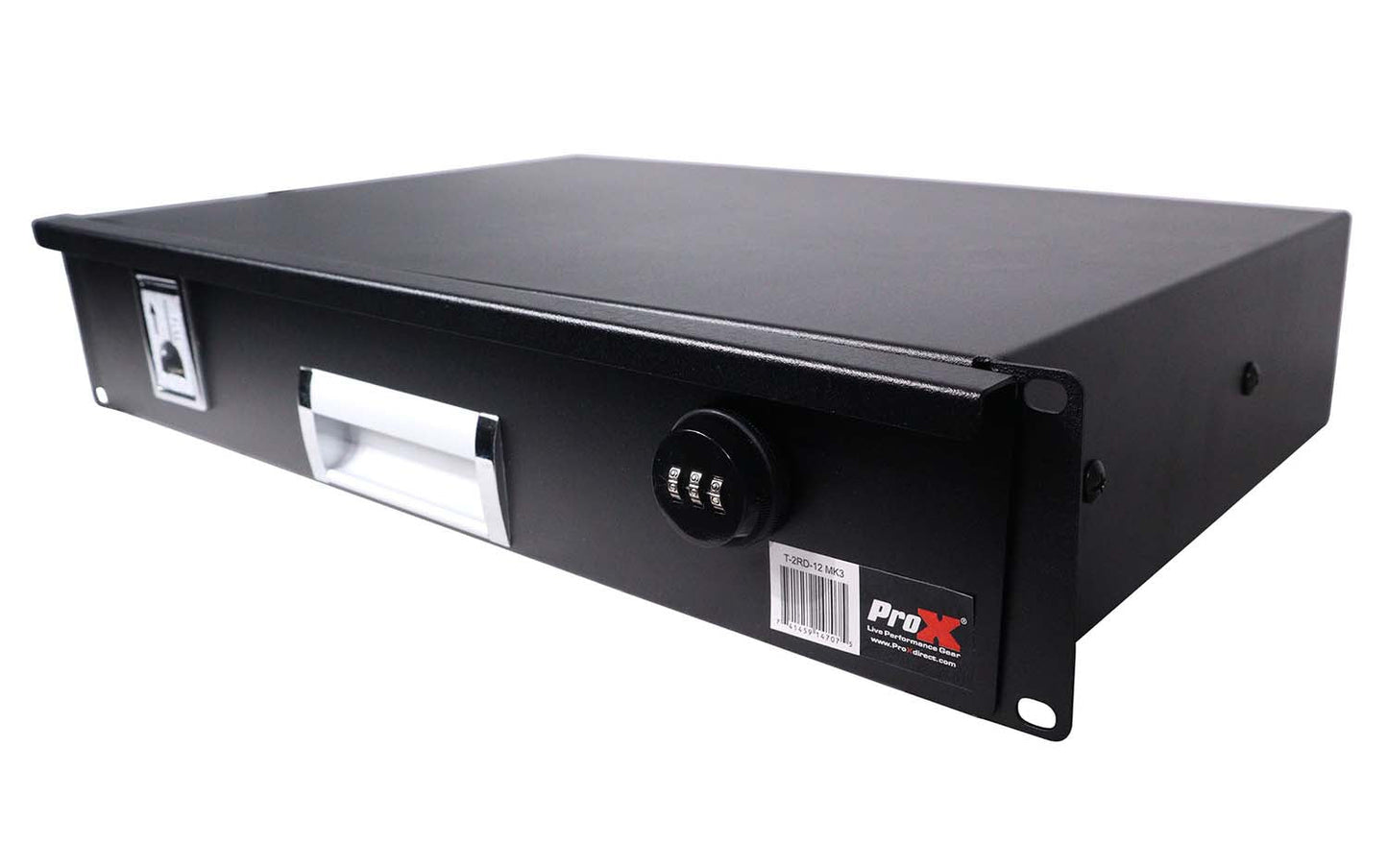 ProX T-2RD-12 MK3, 12" Deep Heavy Duty 2U Space Rack Drawer - Hollywood DJ