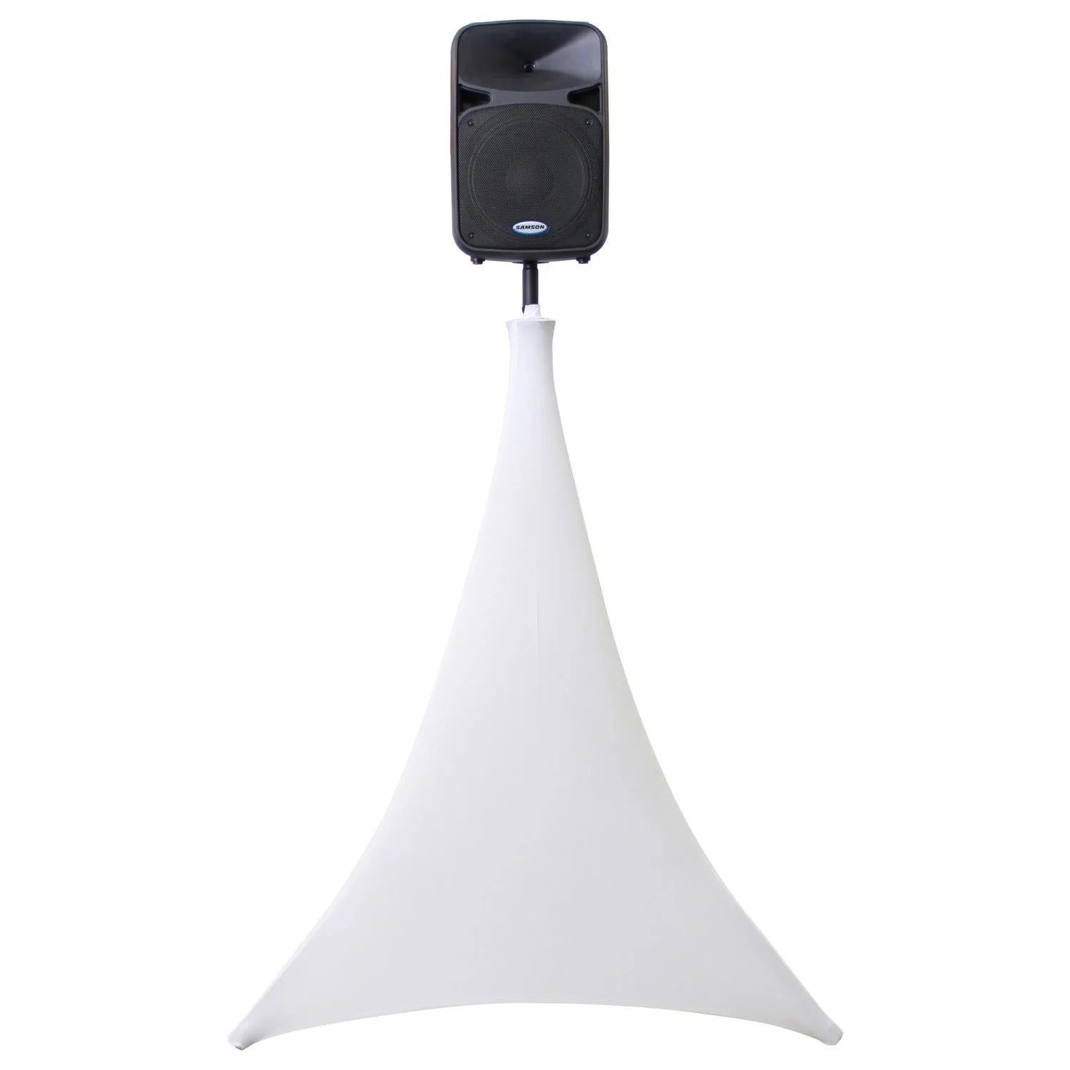 REPLACEMENT SCRIM B-Stock: Odyssey SWLTPSWHT, White Cover All Tripod Stand Slip Scrim - Hollywood DJ