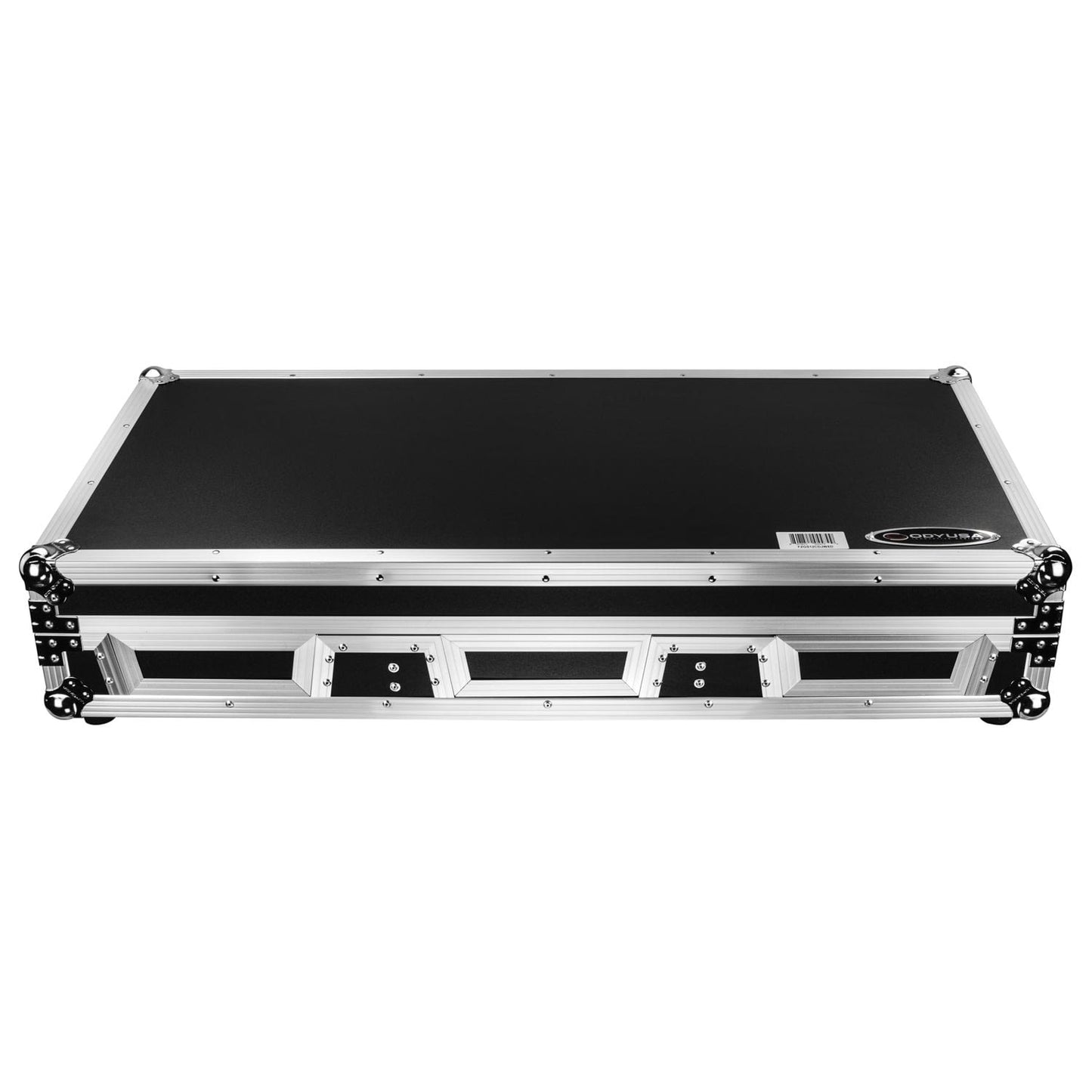 Odyssey FZGS12CDJWXD Black Extra Deep Glide Style DJ Coffin - Silver - Hollywood DJ