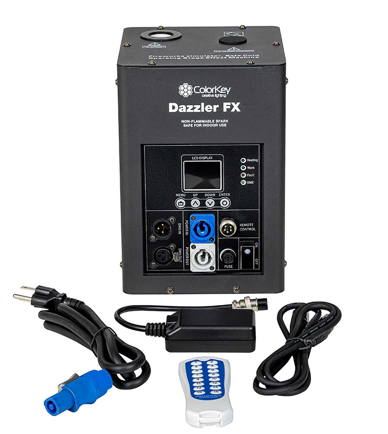 Colorkey CKU-7700 Dazzler FX Cold Spark Machine - Black - Hollywood DJ