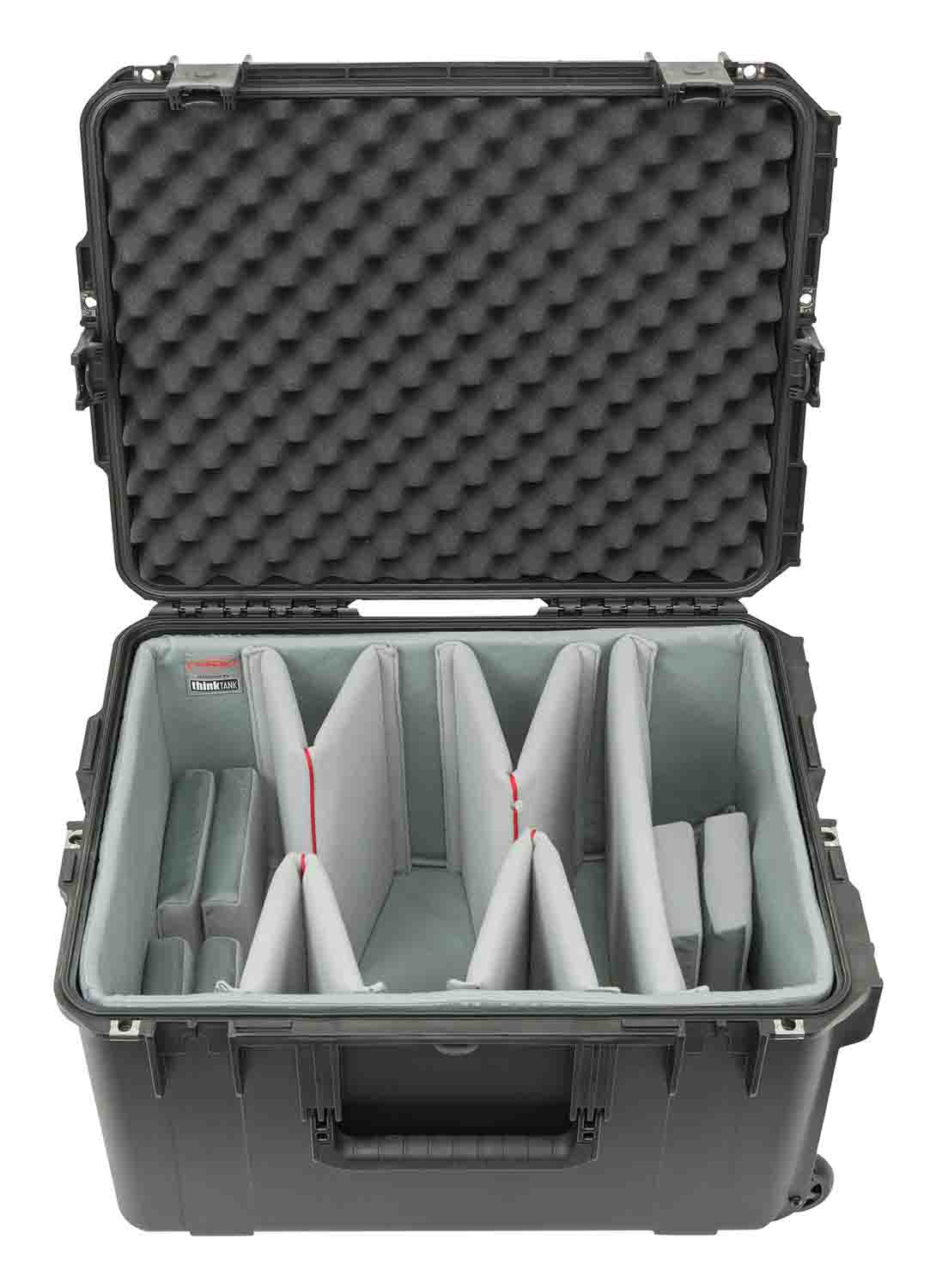 SKB Cases 3i-2217-12DT iSeries 2217-12 Case with Think Tank Video Dividers and Lid Foam - Black - Hollywood DJ