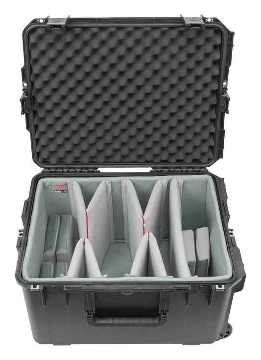 SKB Cases 3i-2217-12DT iSeries 2217-12 Case with Think Tank Video Dividers and Lid Foam - Black - Hollywood DJ