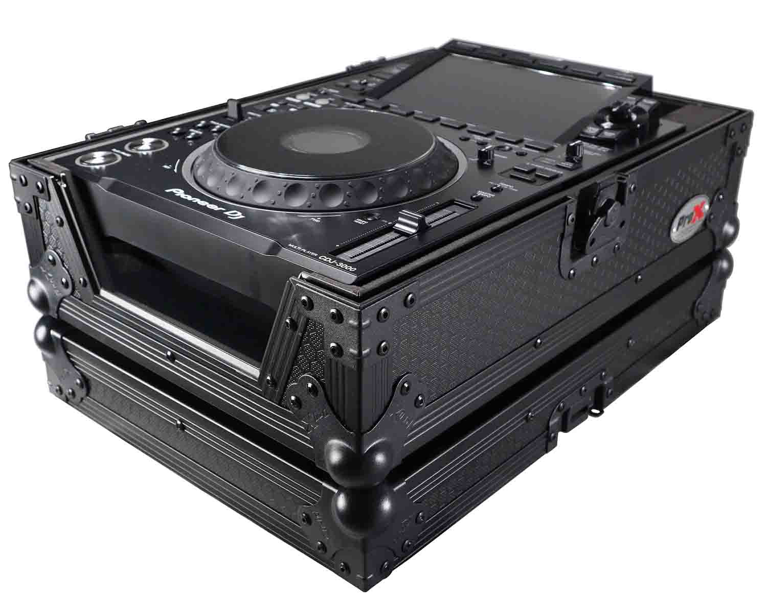 B-Stock: ProX XS-CDBL, DJ Flight Case for Large Format CD-Media Player - Black - Hollywood DJ