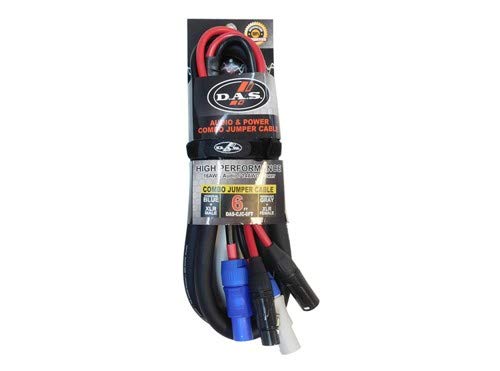 D.A.S. Audio Combo Jumper Cable / 14 AWG Pwr + 16 AWG Audio (6 FT)