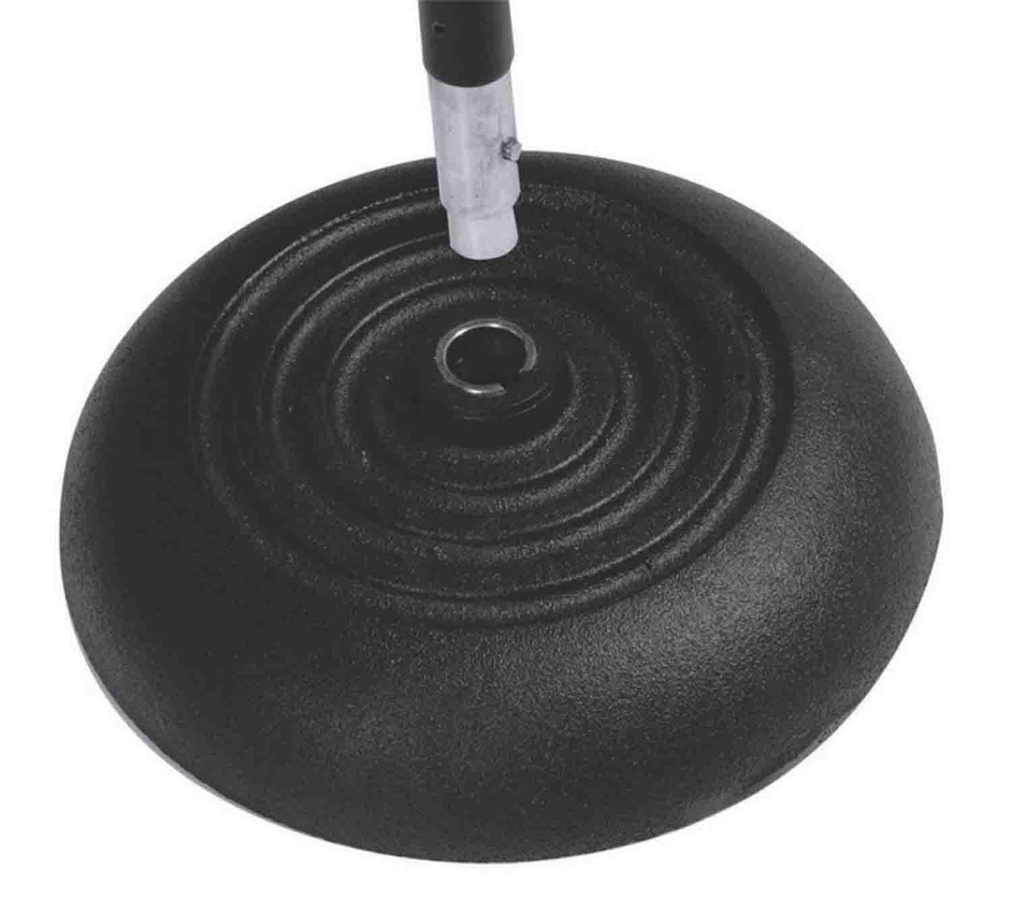 On Stage MS7201 Quarter-Turn Thread less Round Base Microphone Stand - Hollywood DJ