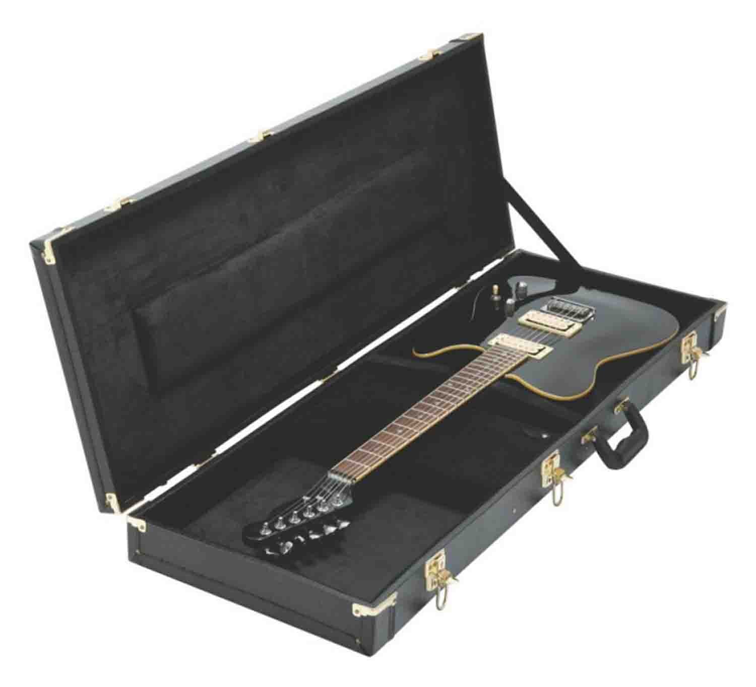 OnStage GCE6000B Hard Shell Electric Guitar Case - Hollywood DJ