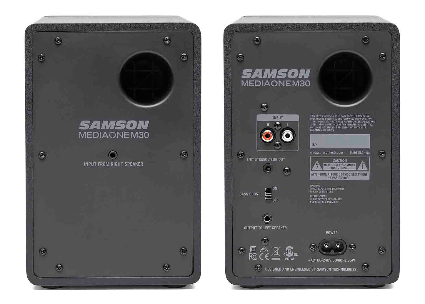 Samson Resolv Media One M30 Powered Studio Monitors