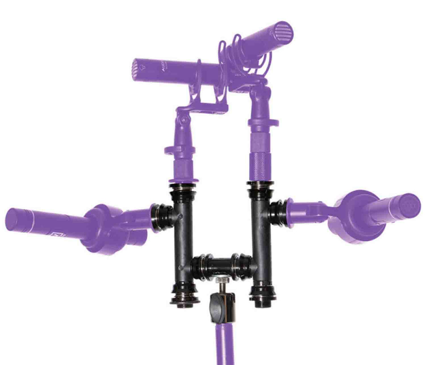 Onstage MY800 Quick-Release Stereo Microphone Bar - Black - Hollywood DJ