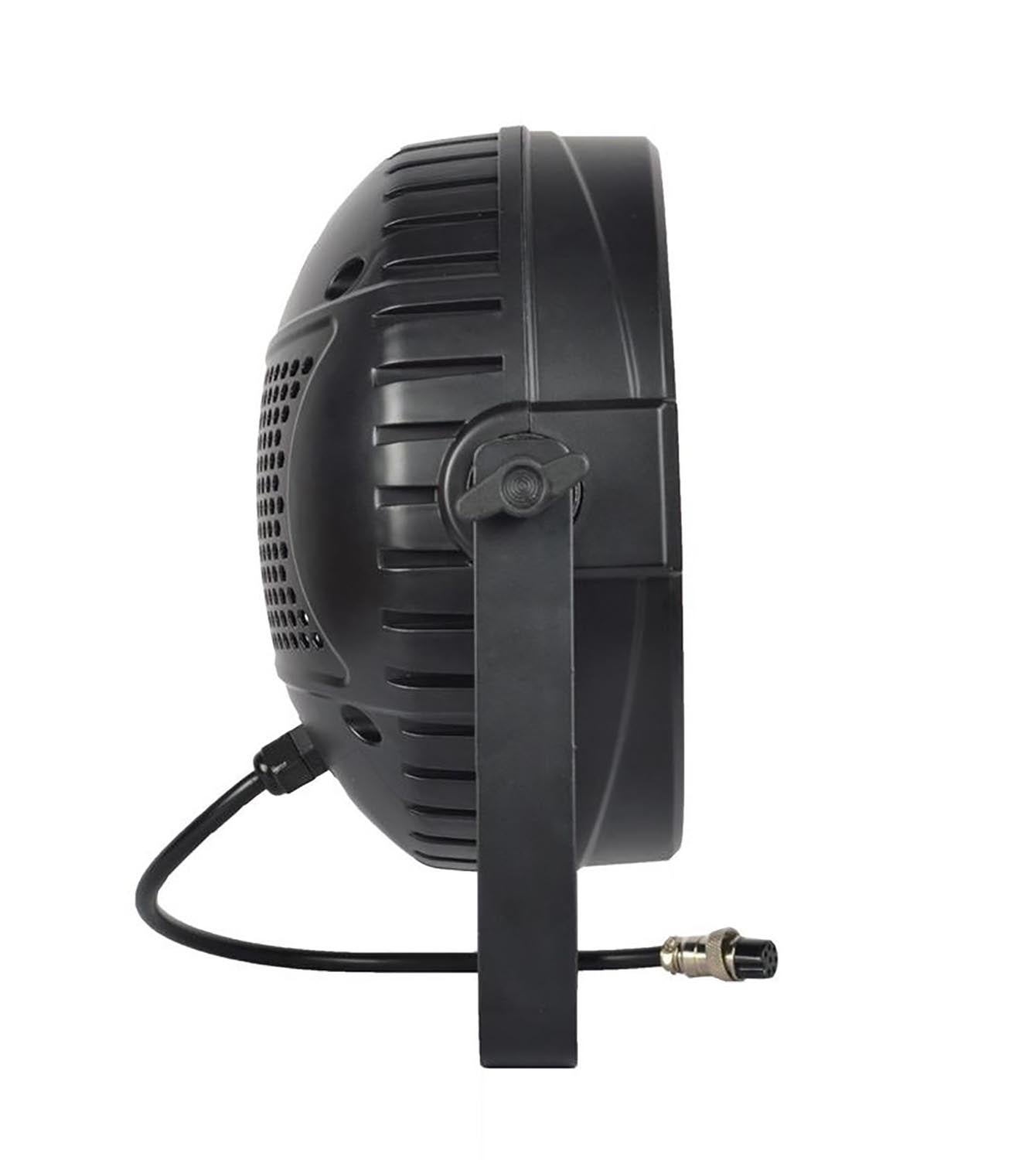 JMAZ Versa Flex Par TRON7, 7 x 10-Watt (RGBW) LEDs and 60 x 0.2 Watt RGB LEDs - Pair - Hollywood DJ