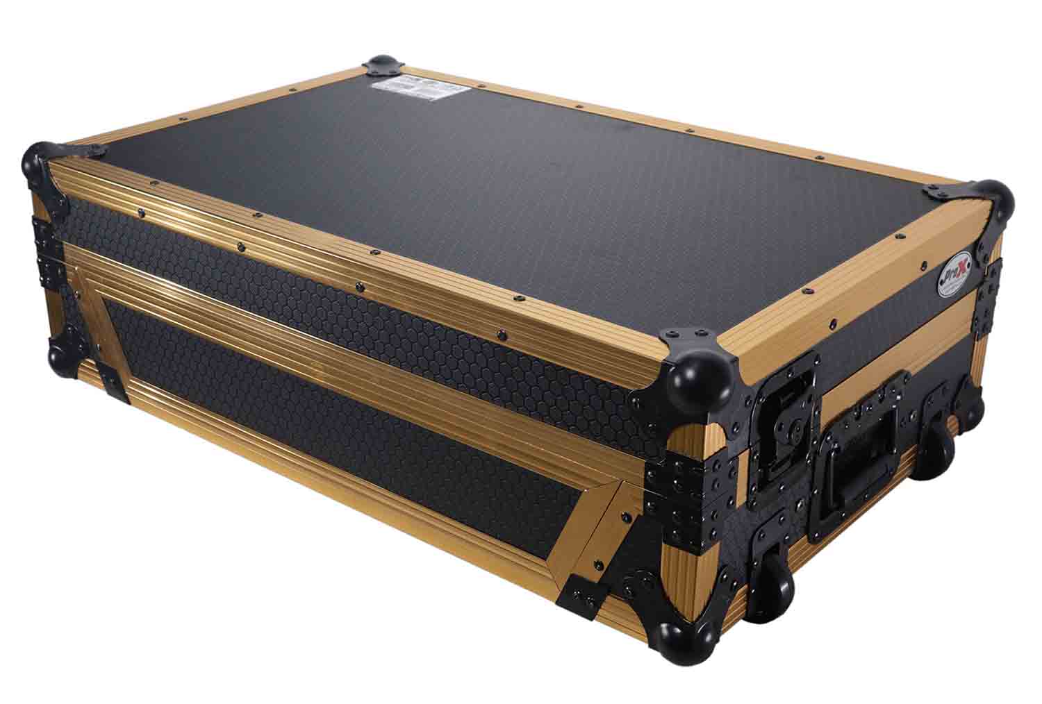 B-Stock: ProX XS-RANEONE W FGLD ATA Flight Style Road Case for RANE ONE DJ Controller with Wheels Limited Edition Gold - Hollywood DJ