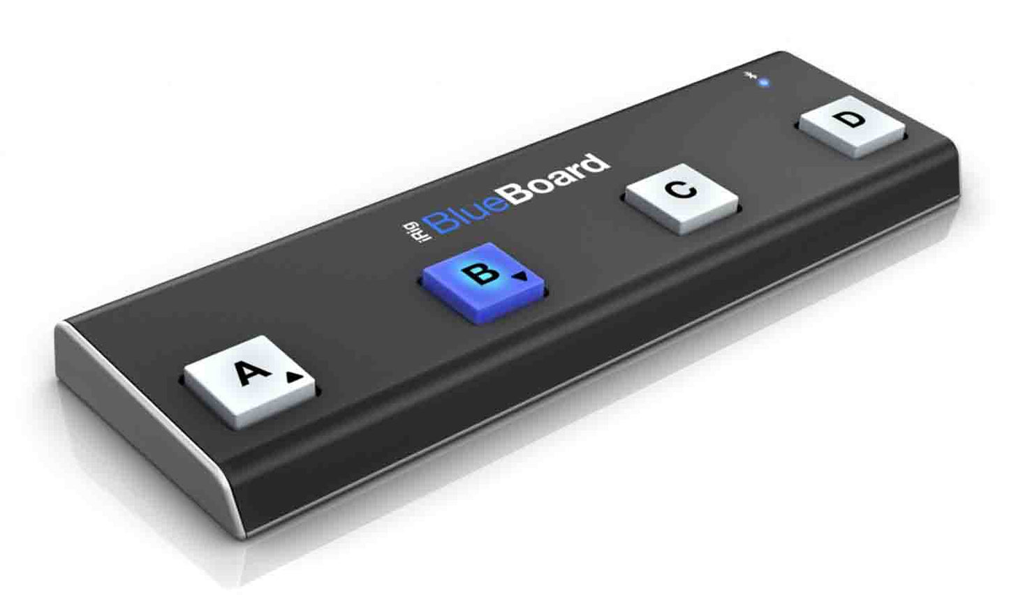 IK Multimedia iRig BlueBoard, Bluetooth MIDI Pedal Board - Hollywood DJ