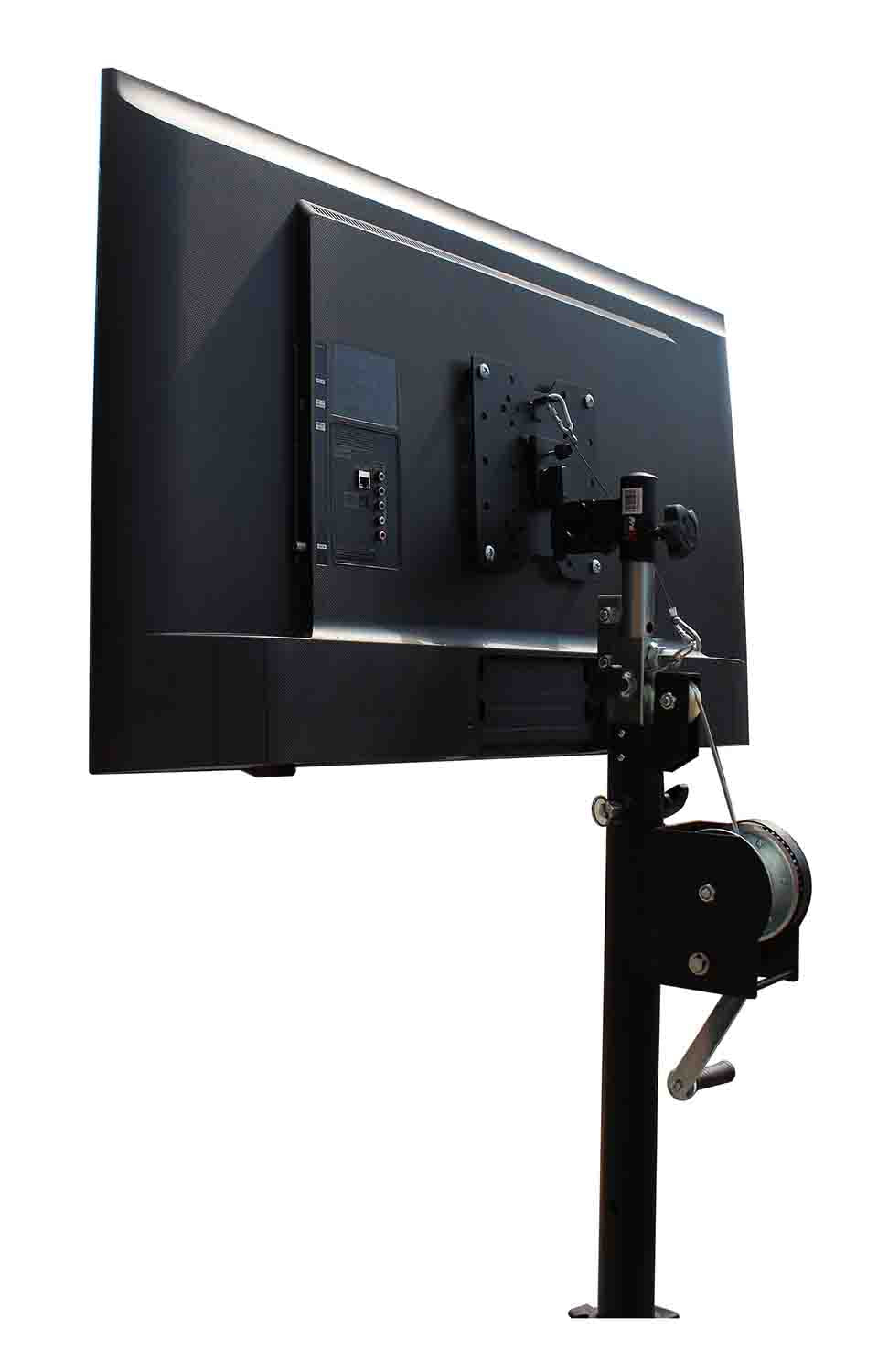 ProX XT-MEDIAMOUNT Universal 32" to 80" TV Bracket Vesa Mount for F34 F32 and 12 Inch Bolt Truss Clamp or Speaker Stands - Hollywood DJ