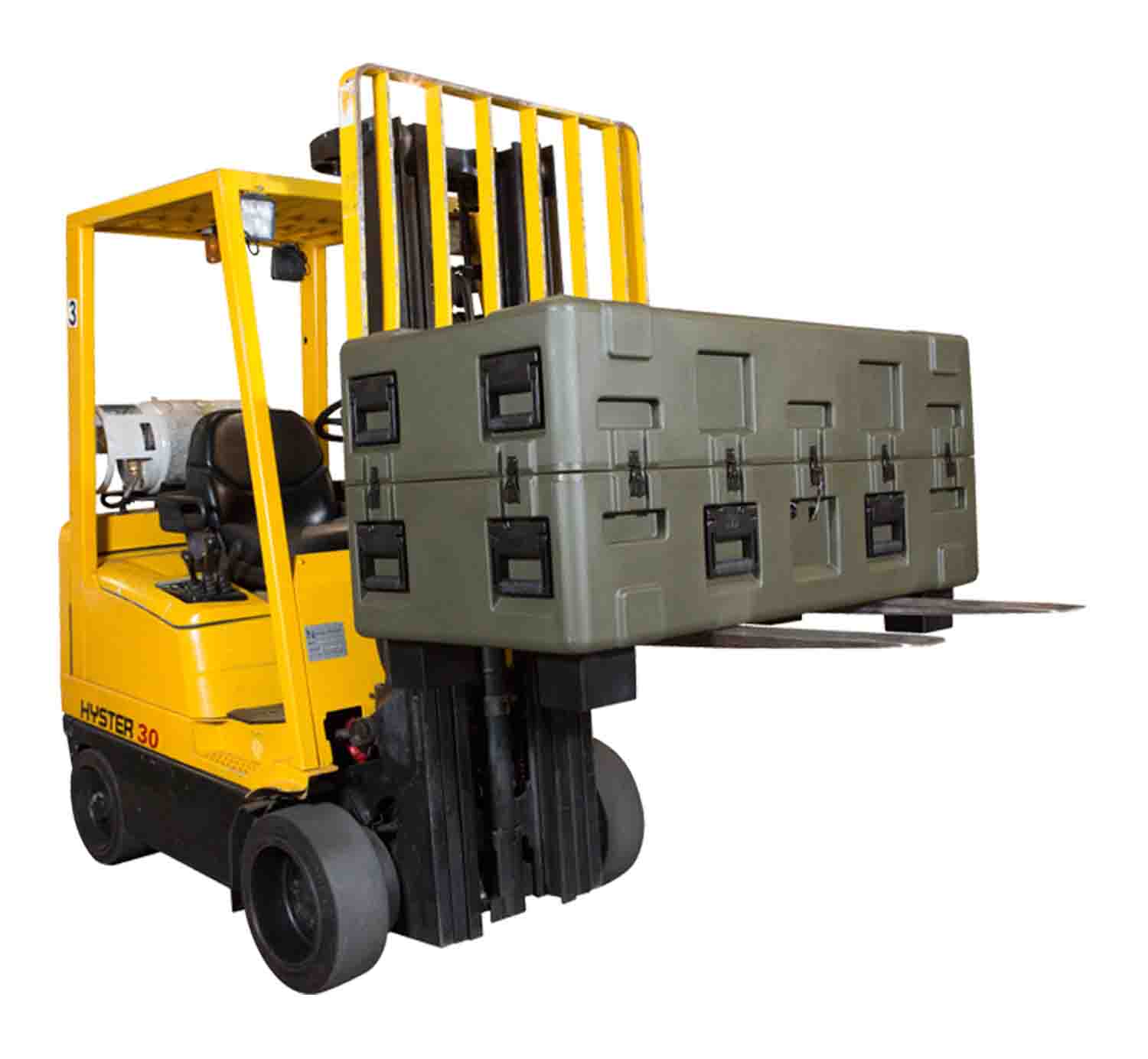 SKB Cases 3R-FLRK Forklift Riser Kit for Select 3R Series Cases - Set of 4 - Hollywood DJ