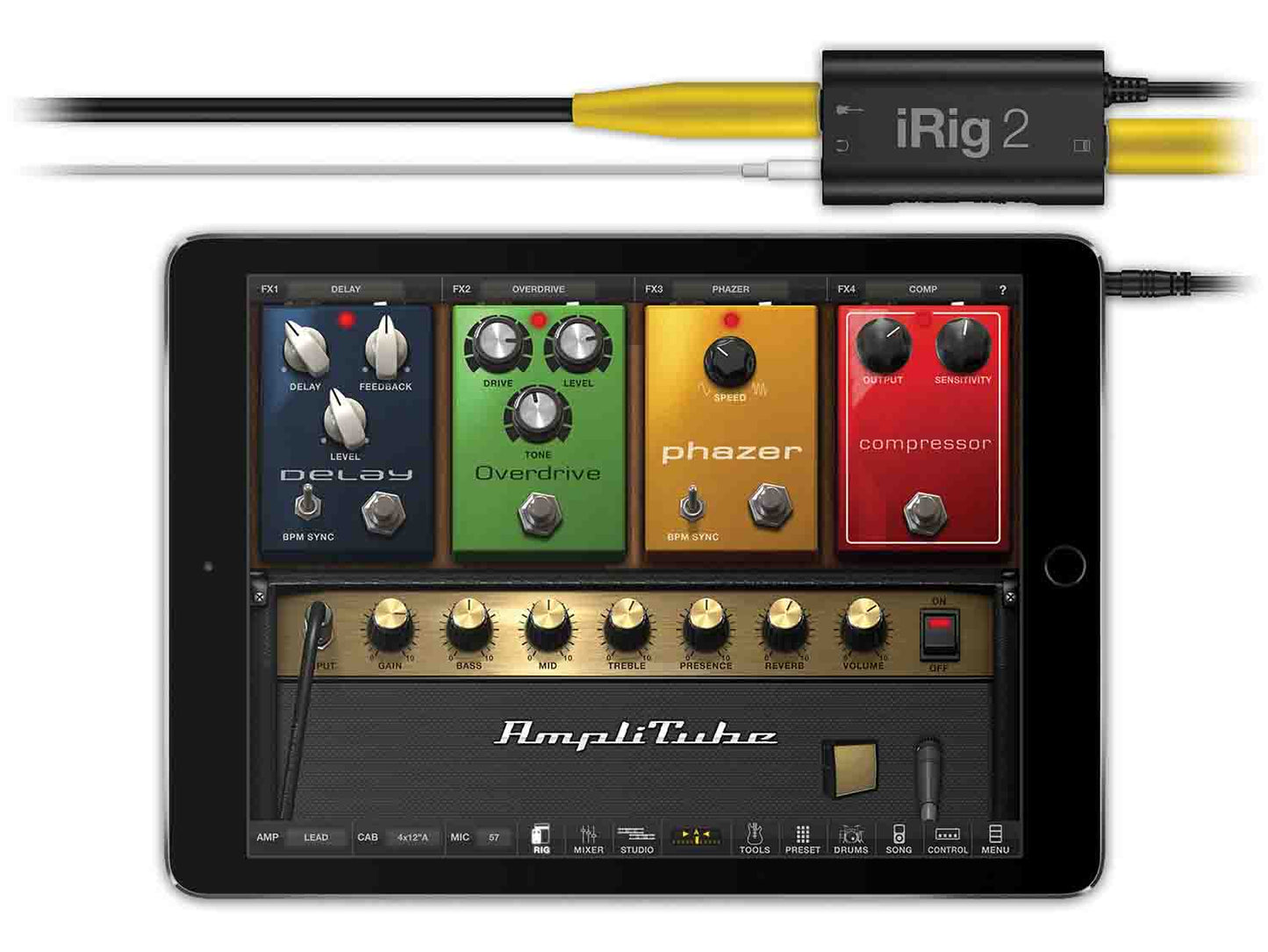 IK Multimedia iRig 2 Digital Guitar Interface for iOS - Hollywood DJ