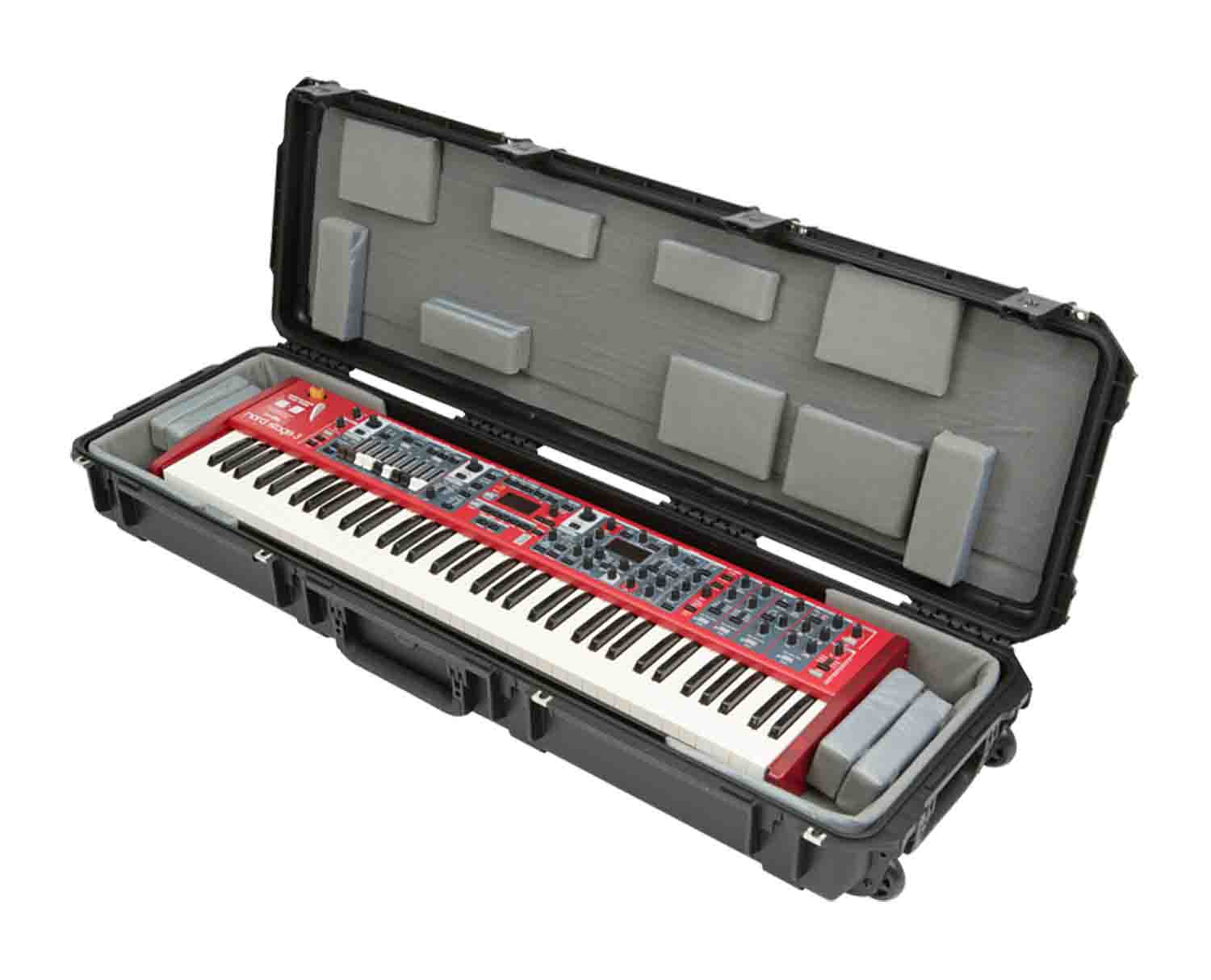 SKB Cases 3i-5014-TKBD iSeries 5014-6 Narrow 76-Note Keyboard Case - Hollywood DJ