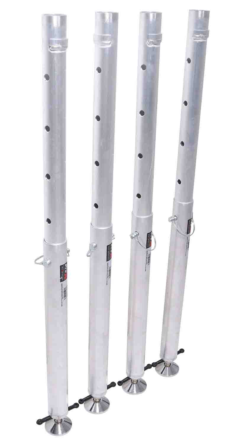 ProX XSQ-2848MK2 StageQ Platform Telescoping Legs 28 to 48" Height Adjustable - Legs Only - Hollywood DJ