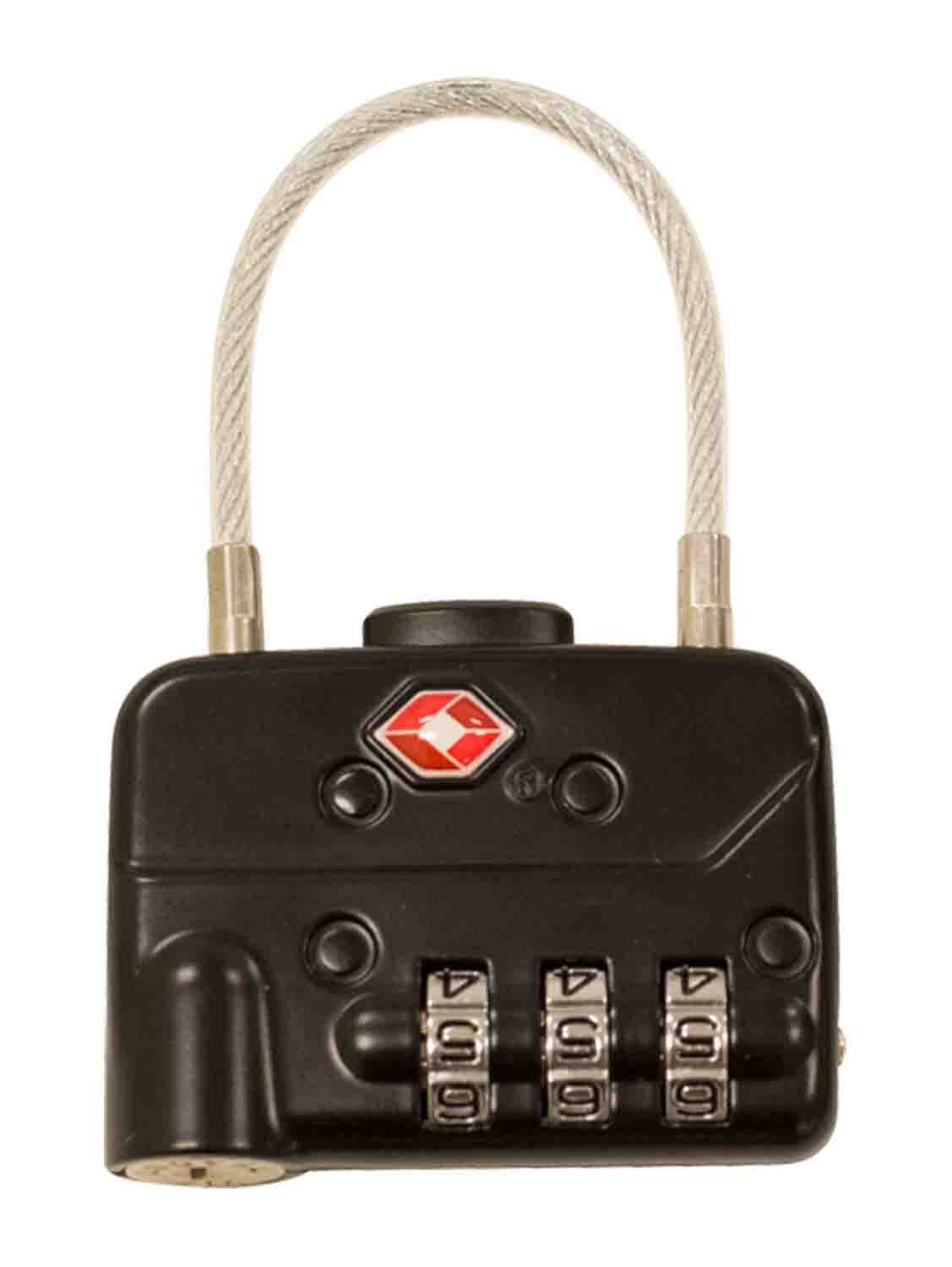 SKB Cases 1SKB-PDL-C TSA Combination Cable Padlocks - Hollywood DJ