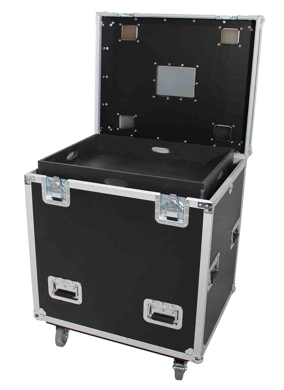 PROX XS-UTL243036W MK2 Heavy-Duty Truck Pack Utility Flight Case W-Divider and Tray Kit - Hollywood DJ