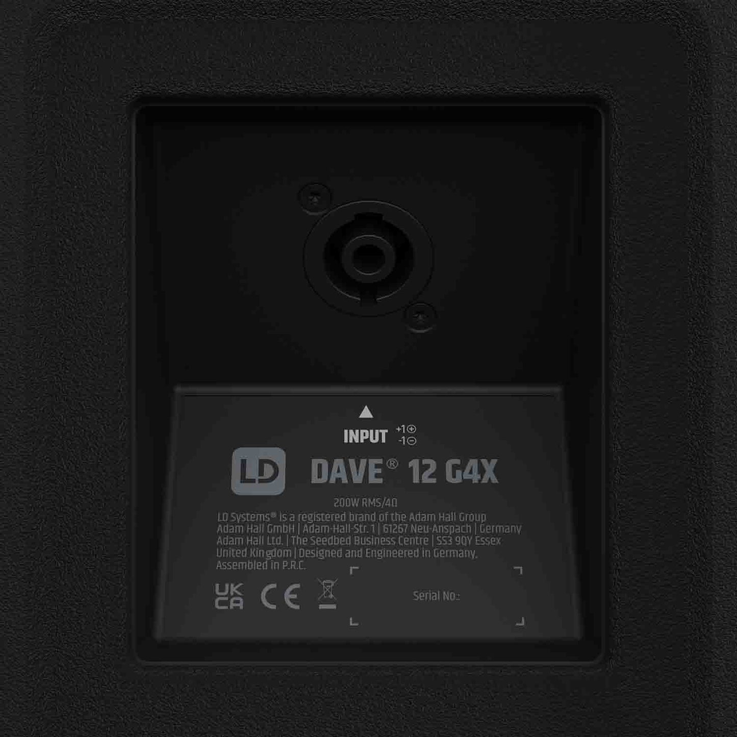 LD Systems DAVE 12 G4X Compact 2.1 Powered PA System with Bluetooth and Mixer - 750W RMS