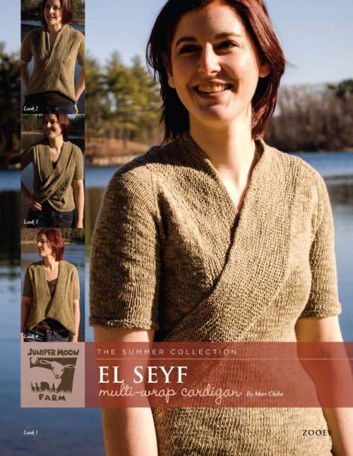 Juniper Moon Farm Zooey El Seyf Multi-Wrap Cardigan (PDF Download)