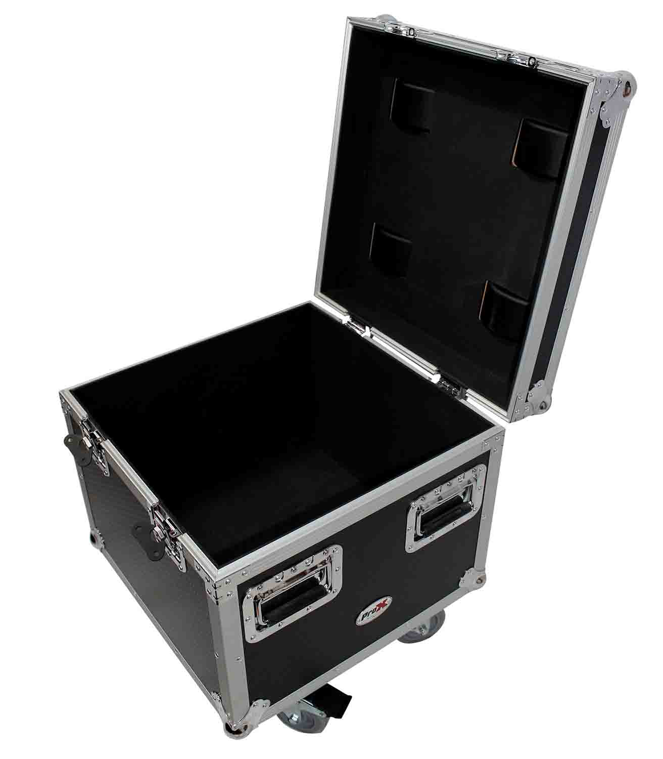 ProX XS-UTL9W Heavy-Duty Utility Flight Case with 4 Inch Casters - 20" x 20" x 22" - Hollywood DJ
