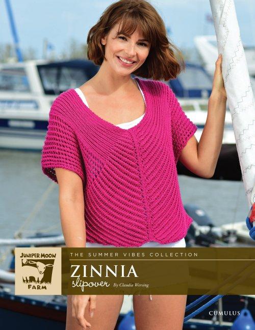 Juniper Moon Farm Cumulus Zinnia Slipover (PDF Download)