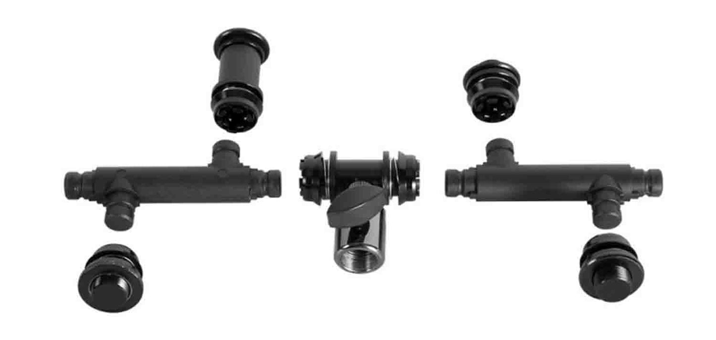 Onstage MY800 Quick-Release Stereo Microphone Bar - Black - Hollywood DJ