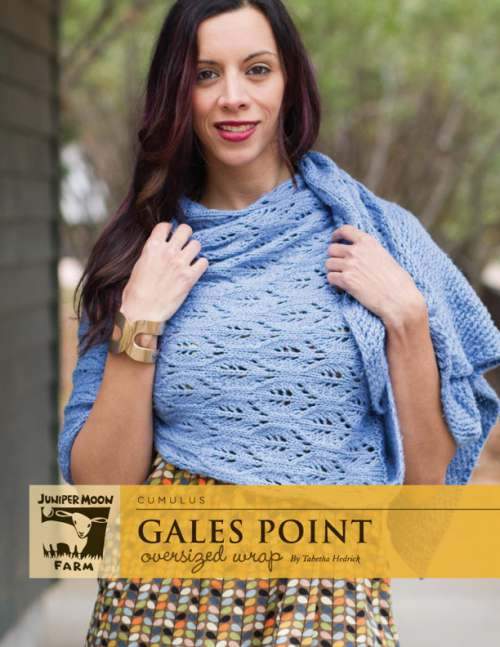 Juniper Moon Farm Cumulus Gales Point Oversized Wrap