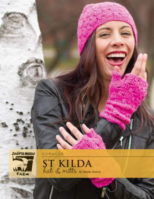 Juniper Moon Farm Cumulus St Kilda Hat & Mitts (PDF Download)