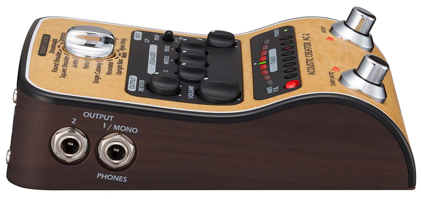 B-Stock: Zoom AC-2 Acoustic Creator Direct Box with 16 Source Guitars - Hollywood DJ