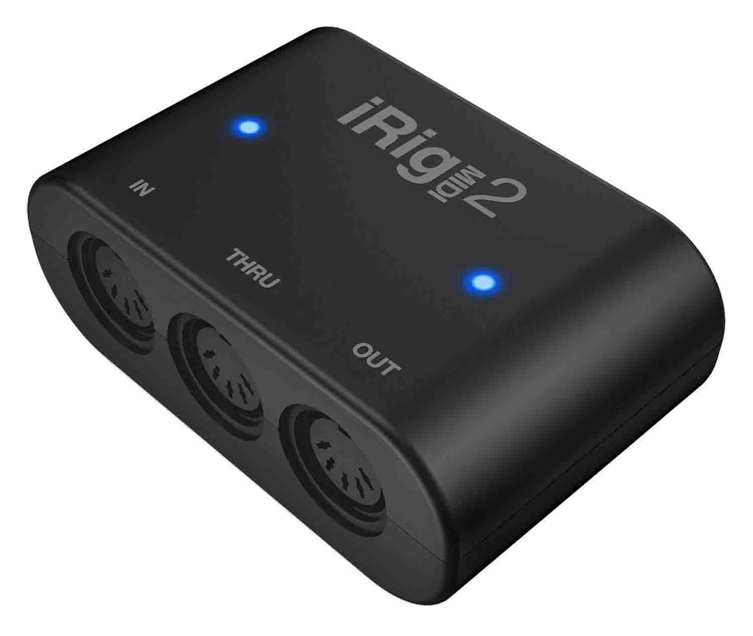 IK Multimedia iRig MIDI 2 Portable MIDI Interface for iOS, Mac, and PC - Hollywood DJ