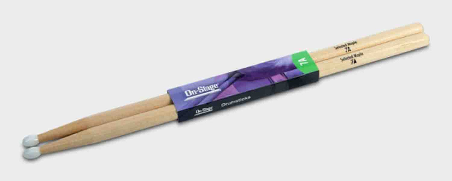 Onstage MN Maple Drum Sticks - Hollywood DJ