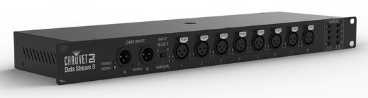 B- Stock: Chauvet DJ DATA STREAM 8, Dual Input 8 Output Flexible DMX Splitter - Hollywood DJ