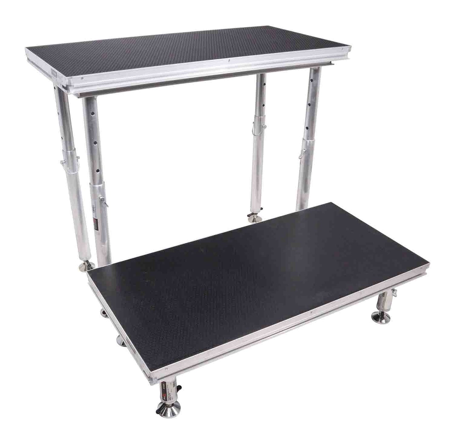 ProX XSQ-2X4 MK2 StageQ MK2 2ft X 4ft Heavy Duty Platform with 28 to 48 Inch Height Legs - Hollywood DJ
