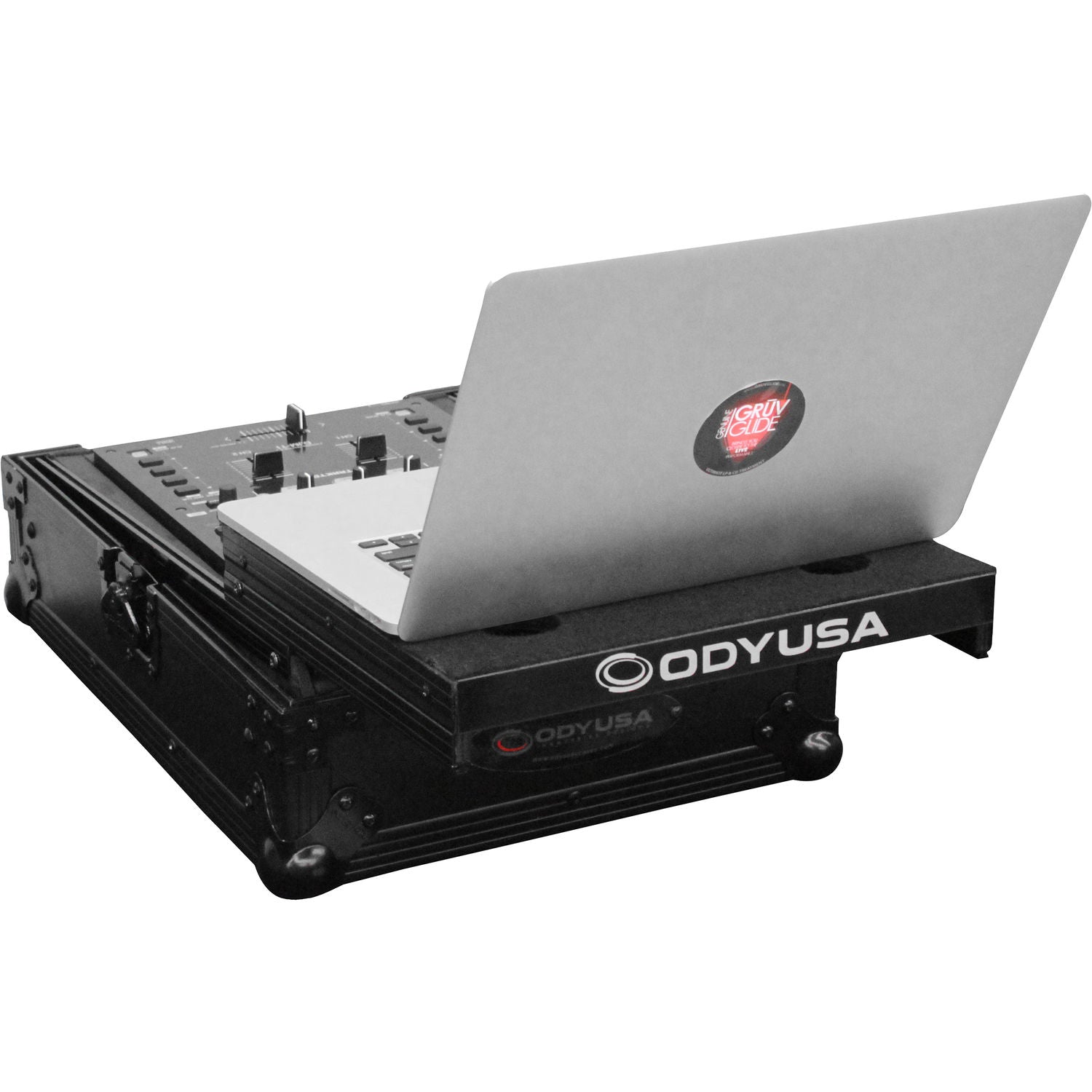 Odyssey FZGS10MX1BL Flight Zone Series Low Profile Glide Style Case for a 10" DJ Mixer - Hollywood DJ
