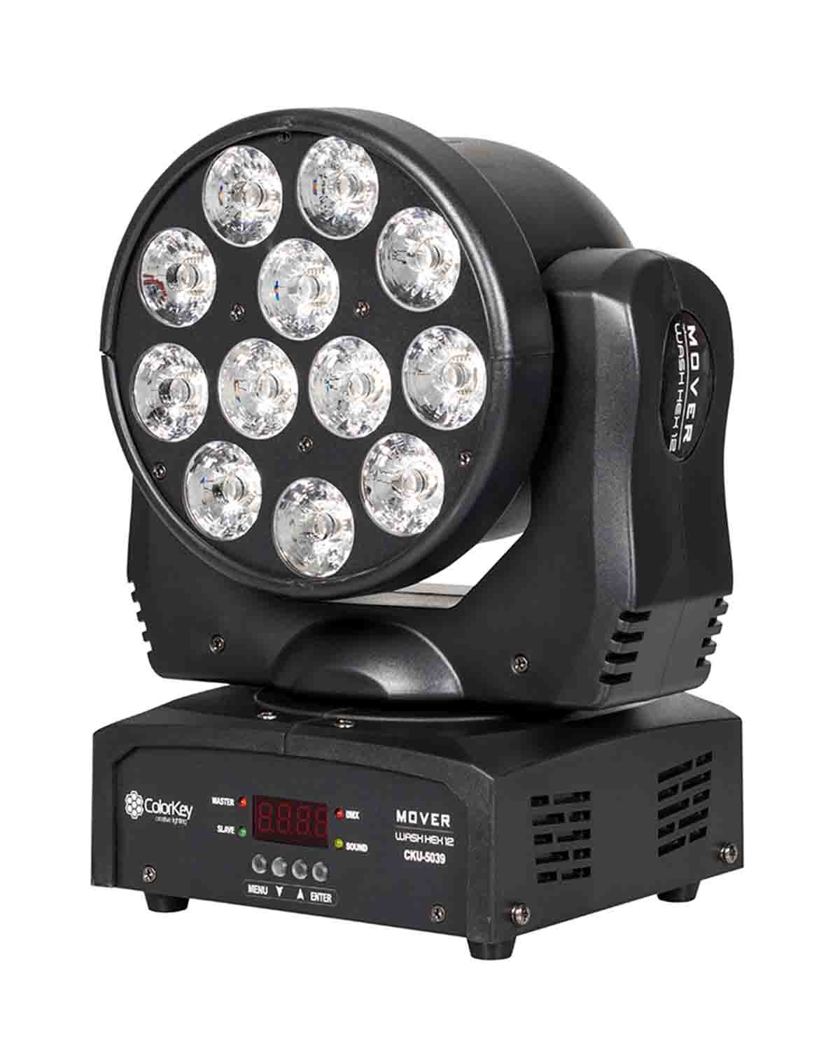 Colorkey CKU-5039 Mover Wash Hex 12, Moving Head Wash Light - Hollywood DJ