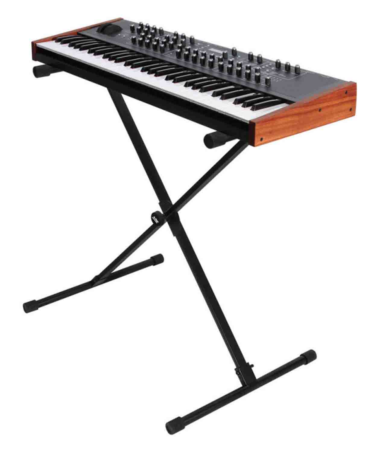 Onstage KS8190X Single-X Bullet Nose Keyboard Stand with Lok-Tight Construction - Hollywood DJ
