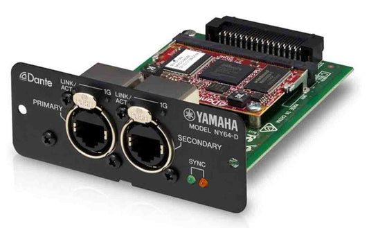 Yamaha NY64-D Dante Expansion Card for TF Series Consoles - Hollywood DJ