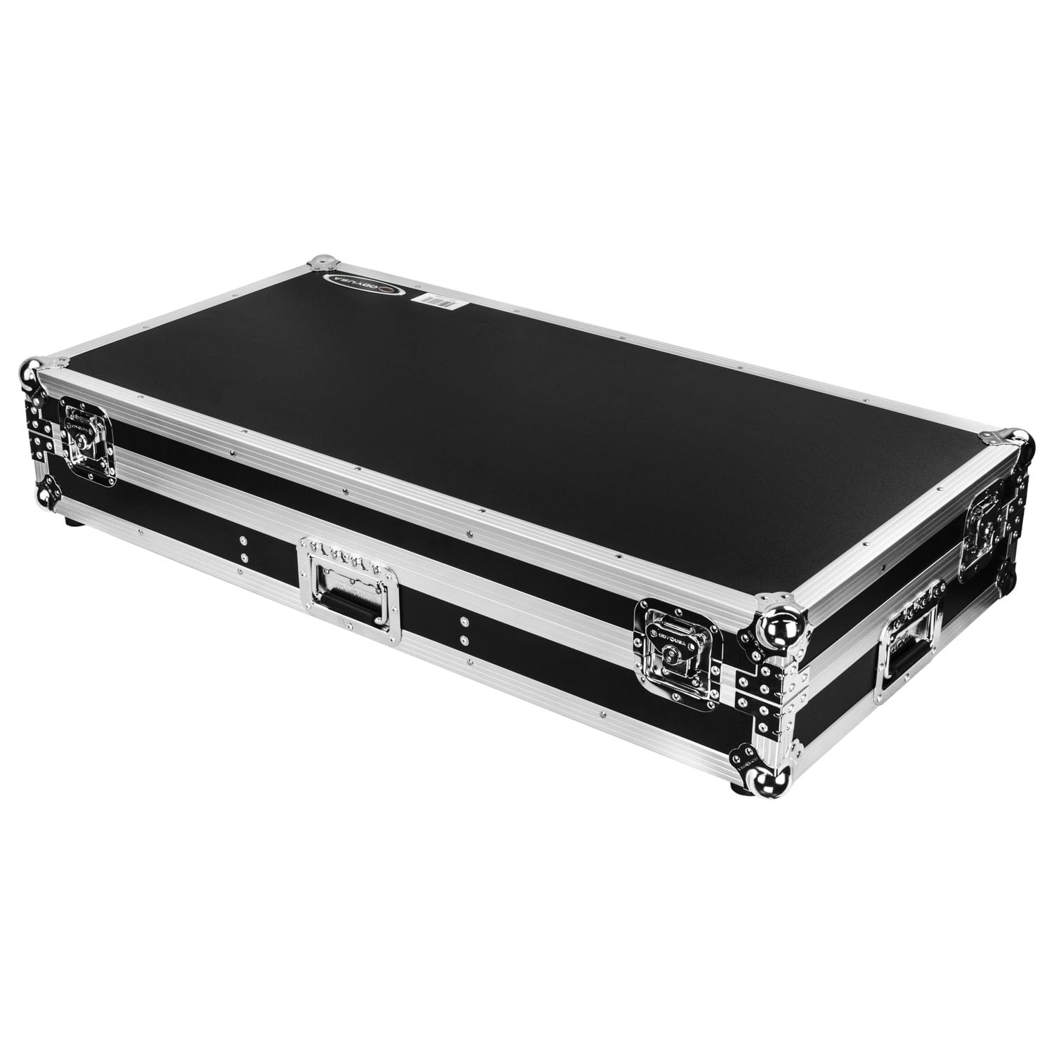 Odyssey FZGS12CDJWXD Black Extra Deep Glide Style DJ Coffin - Silver - Hollywood DJ
