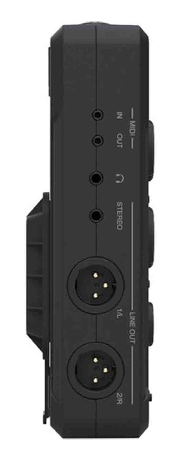 IK Multimedia iRig Pro Quattro I/O Portable 4x2 Audio and MIDI Interface and Mixer for Mobile Devices, Computers - Hollywood DJ