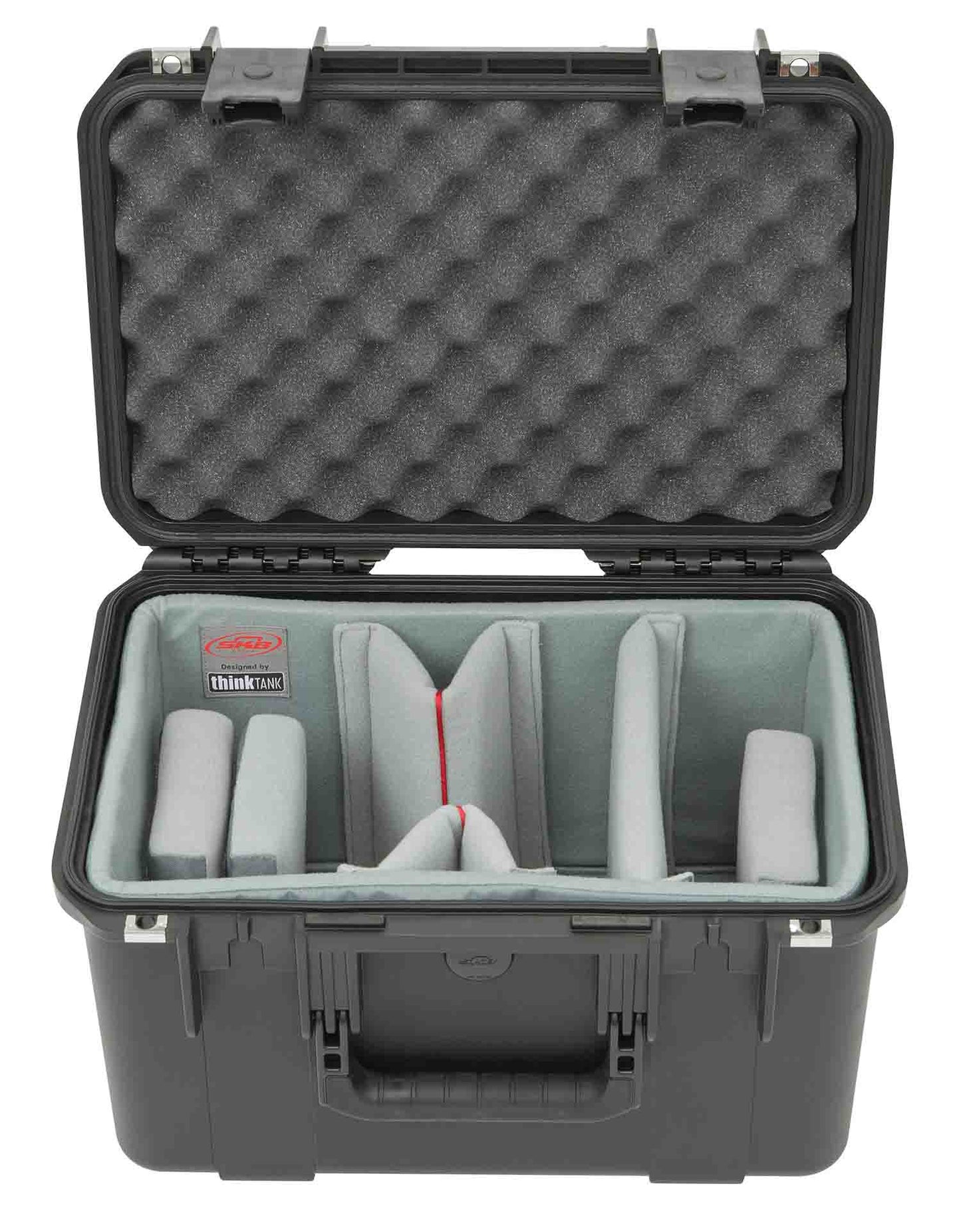 SKB Cases 3i-1610-10DT Waterproof Case with Video Dividers and Lid Foam - Black - Hollywood DJ
