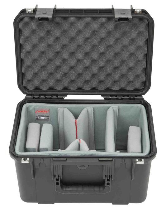 SKB Cases 3i-1610-10DT Waterproof Case with Video Dividers and Lid Foam - Black - Hollywood DJ