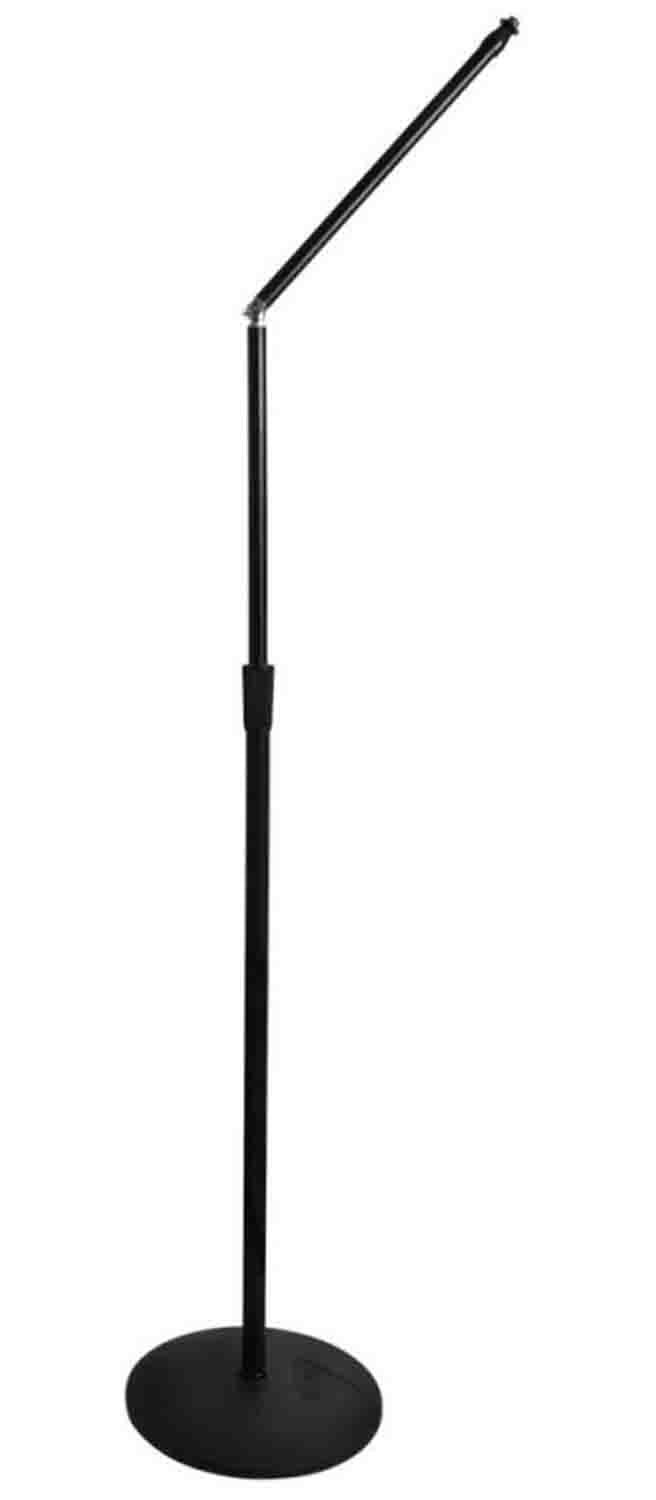 OnStage MS8312 Upper Rocker-Lug Microphone Stand with 12 Inch Low Profile Base - Black - Hollywood DJ