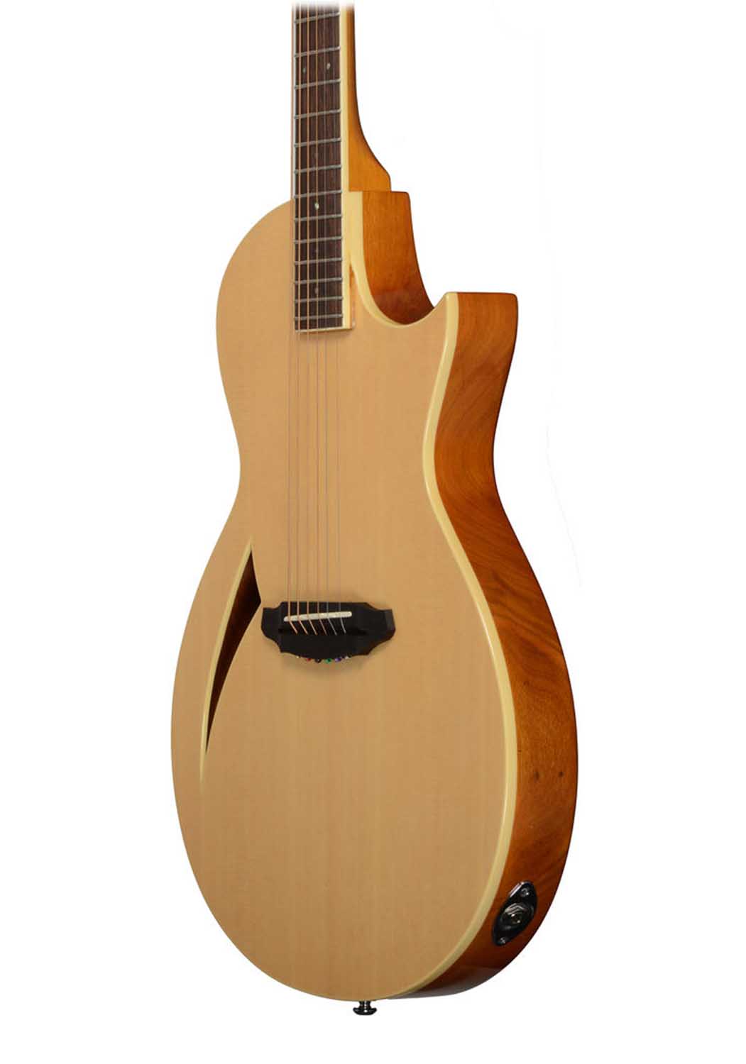 ESP LTD Thinline Series TL-6 Acoustic/Electric Guitar - Natural Gloss - Hollywood DJ