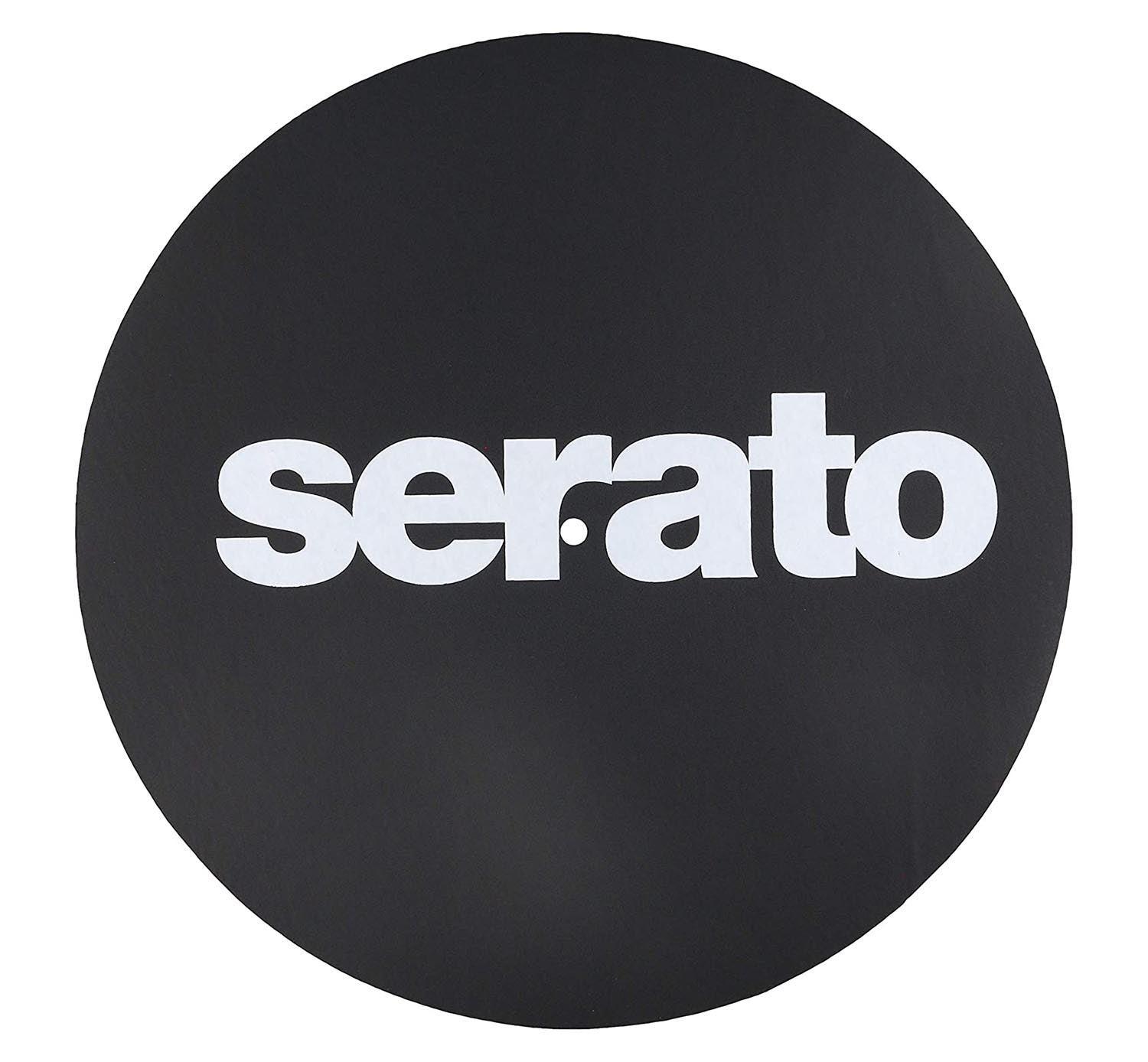 Serato OSA-SM-BLK Logo Slipmats in Black - Pair - Hollywood DJ