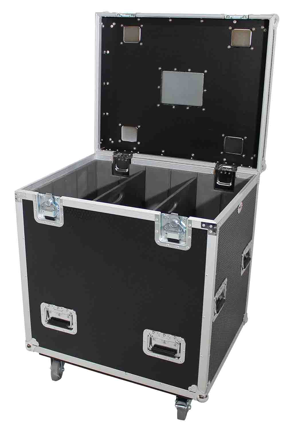 PROX XS-UTL243036W MK2 Heavy-Duty Truck Pack Utility Flight Case W-Divider and Tray Kit - Hollywood DJ